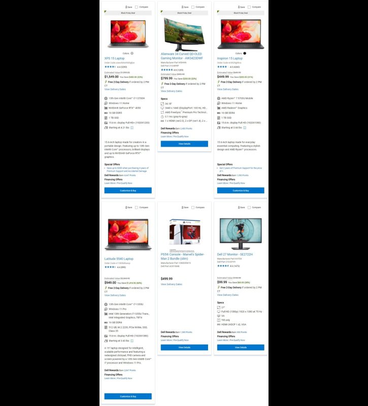DELL Black Friday 2023 viernes negro ofertas folleto (2)