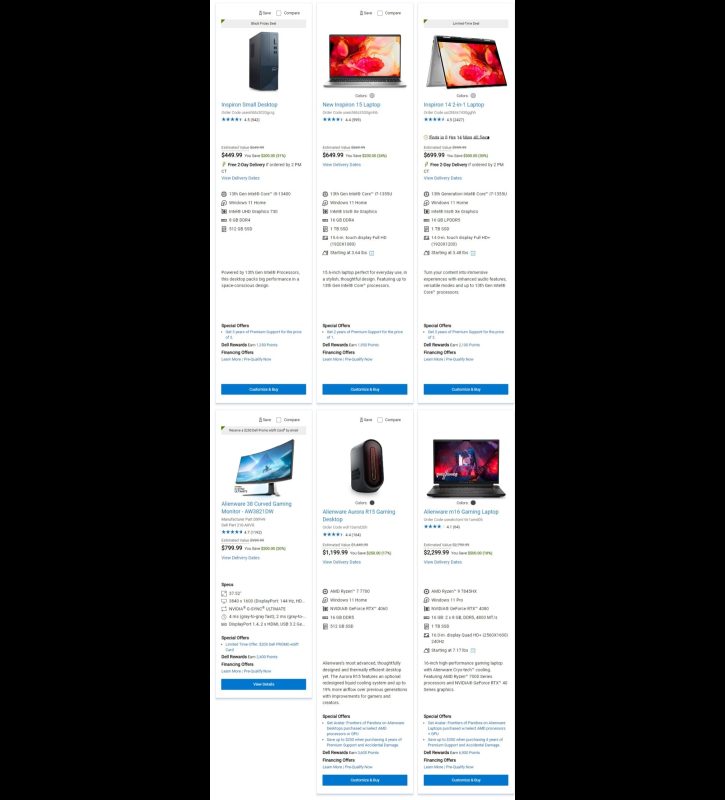 DELL Black Friday 2023 viernes negro ofertas folleto (3)