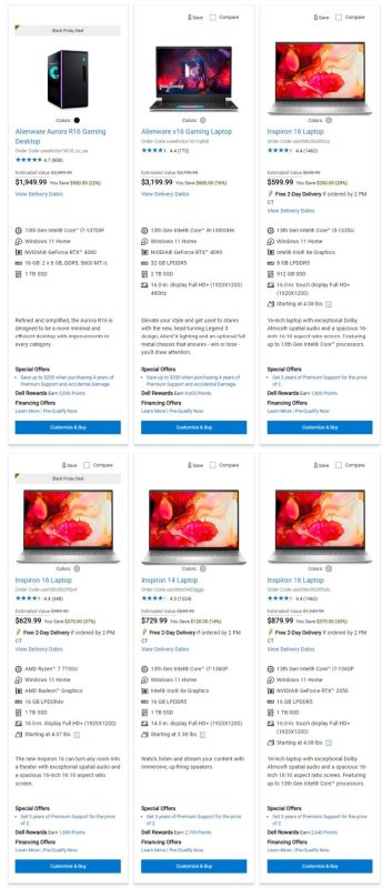 DELL Black Friday 2023 viernes negro ofertas folleto (4)