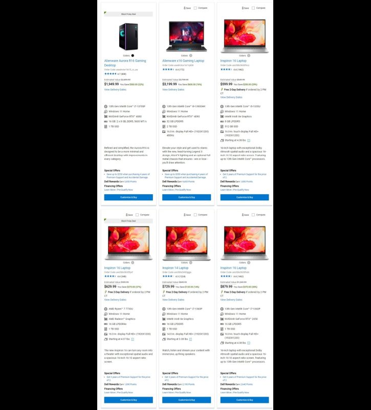 DELL Black Friday 2023 viernes negro ofertas folleto (4)
