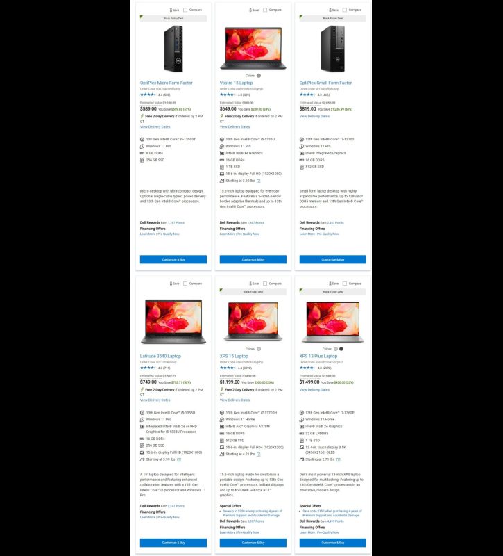 DELL Black Friday 2023 viernes negro ofertas folleto (5)
