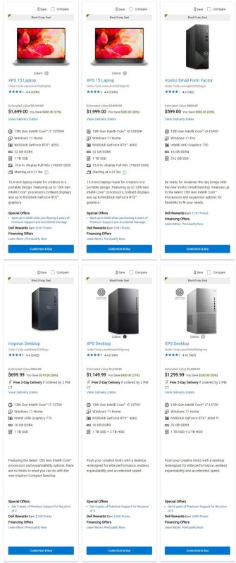 DELL Black Friday 2023 viernes negro ofertas folleto (6)