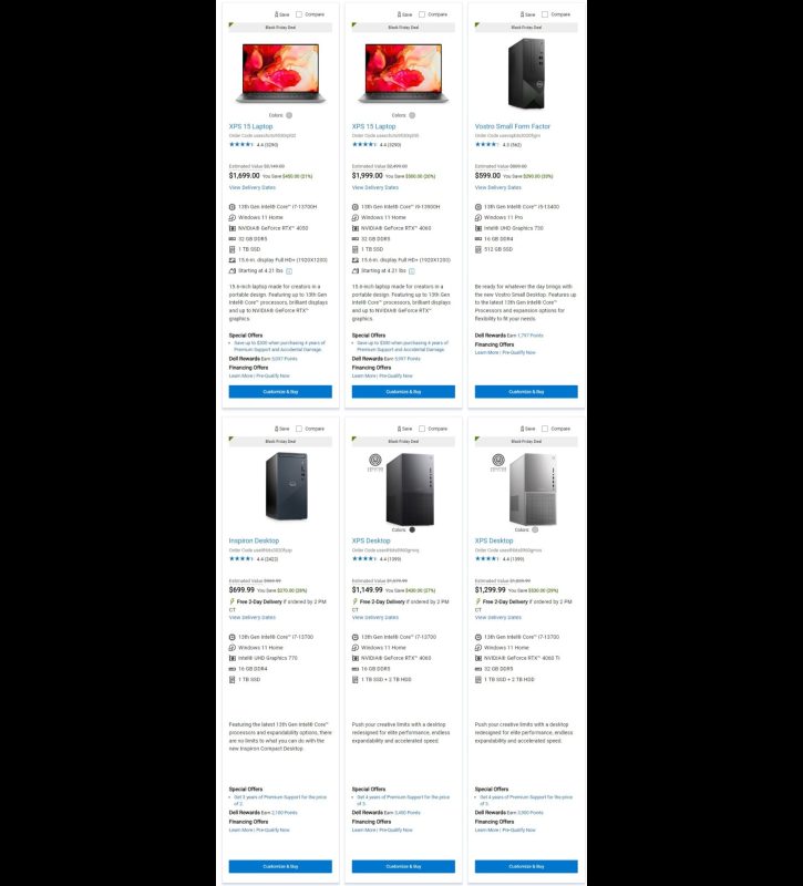 DELL Black Friday 2023 viernes negro ofertas folleto (6)
