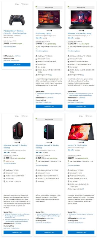 DELL Black Friday 2023 viernes negro ofertas folleto (8)