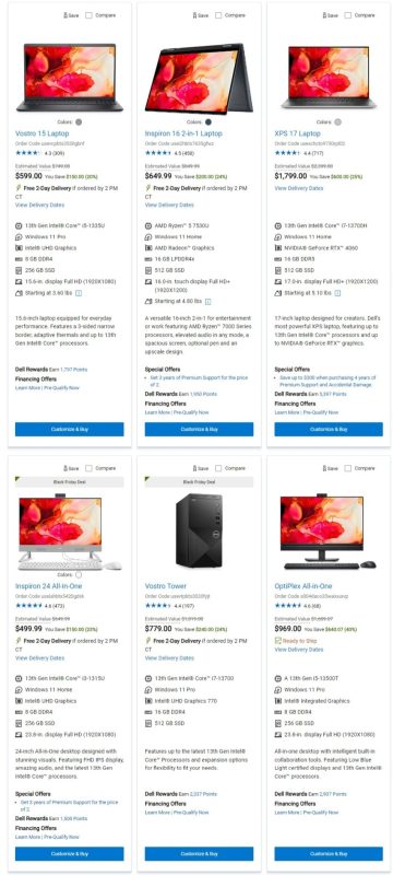 DELL Black Friday 2023 viernes negro ofertas folleto (9)