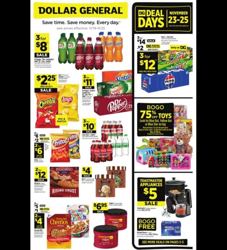 Dollar General Black Friday 2023 viernes negro ofertas folleto (1)