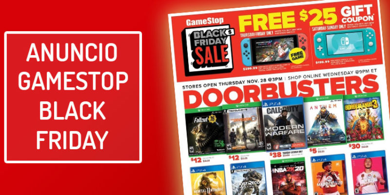 Ofertas GameStop Black Friday 2020 (+ FOLLETO) 💲🎮🎮