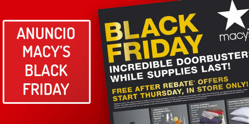 Folleto de ofertas Macy’s Black Friday 2020 (+ ofertas que valen la pena) 💰