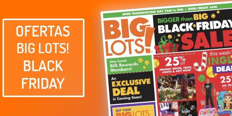 Mejores ofertas de Big Lots Black Friday 2021 (+ FOLLETO) 🏠🍳