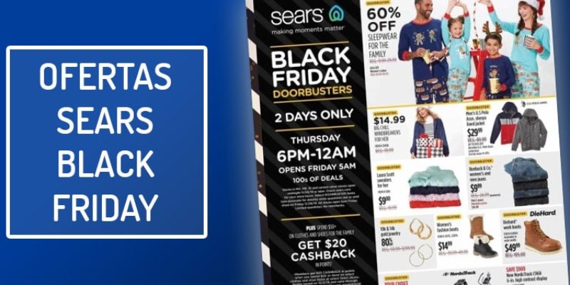 Mejores ofertas de Sears Black Friday 2021 (+ FOLLETO) 👕👟👗